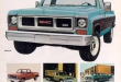 Pick-up GMC 1973 w wariancie Wideside. Dostępna była także wersja przedłużona i z nadwoziem do zabudowy