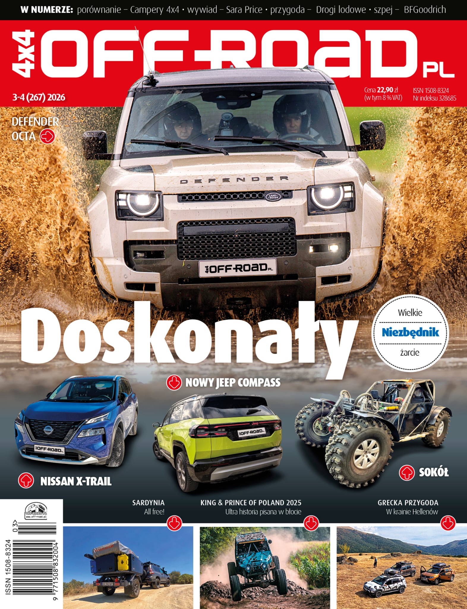 Magazyn Off-Road PL numer 3-4 (267) 2026 - OFF-ROAD.PL MAGAZYN 4x4 | CHALLENGE&INDEPENDENCE | terenówki | przygoda | nowości | szpej | imprezy